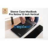 Sleeve Case Laptop MacBook Pro Retina 13 Inch Vertical - foto 3