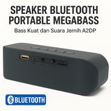 Speaker Bluetooth Portable Megabass - Bass Kuat dan Suara Jernih A2DP - foto 4