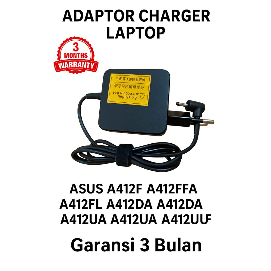 Charger Casan Adaptor Asus X441U X441B M409 X453 E402 4.0x1.35mm 19V 2.37A 45W Original