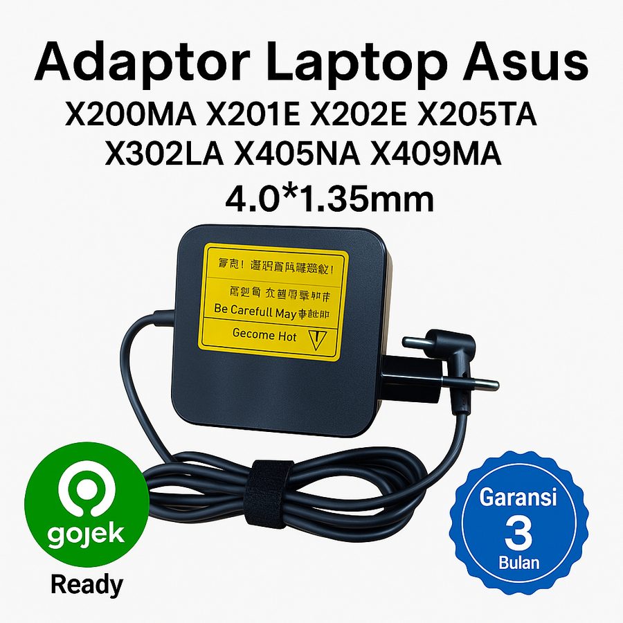 Charger Casan Adaptor Asus X409FA X409MA 4.0x1.35mm 19V 2.37A 45W