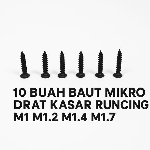 Baut Sekrup Kecil M1 M1.2 M1.4 M1.7 Drat