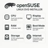 OpenSUSE Linux DVD Installer Stabil Aman Fleksibel Server Developer Desktop Leap Tumbleweed - foto 5