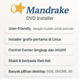 Distro Linux DVD Installer Mandrake - OS Legendaris Mudah User Friendly Berbasis Red Hat 1998 - foto 1