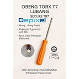 Obeng Torx T7 Lubang Secure TR7 Security Hole Screwdriver Presisi Perbaikan Elektronik - foto 4
