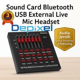 Sound Card Bluetooth USB External Headset Mic Live Streaming Podcast Karaoke - foto 5