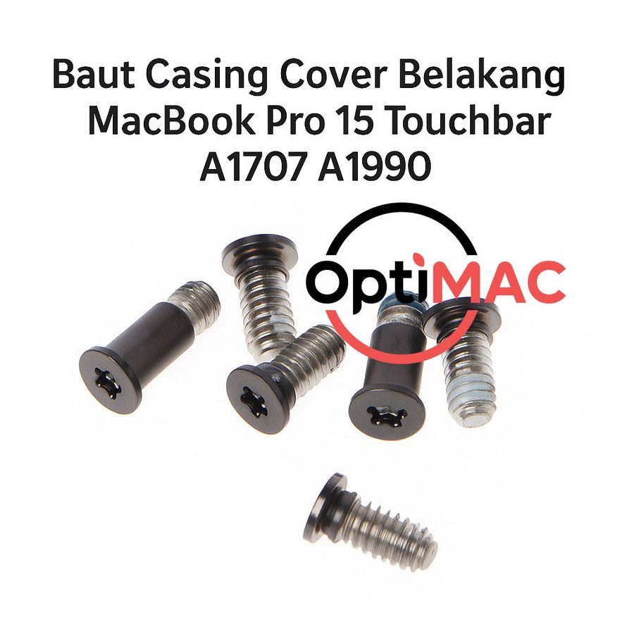 Baut Casing MacBook Pro 15 Inch Touch Bar A1707 A1990 Screw Pentalobe Set