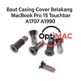 Baut Casing MacBook Pro 15 Inch Touch Bar A1707 A1990 Screw Pentalobe Set - foto 1