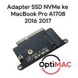 Adapter SSD NVMe M.2 ke MacBook Pro A1708 2016 2017 Konverter PCIe NFHK N-1708A - foto 1