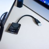 Converter HDMI To VGA 1080p Proyektor PC TV Box Konsol Game Adapter Tanpa Driver - foto 5