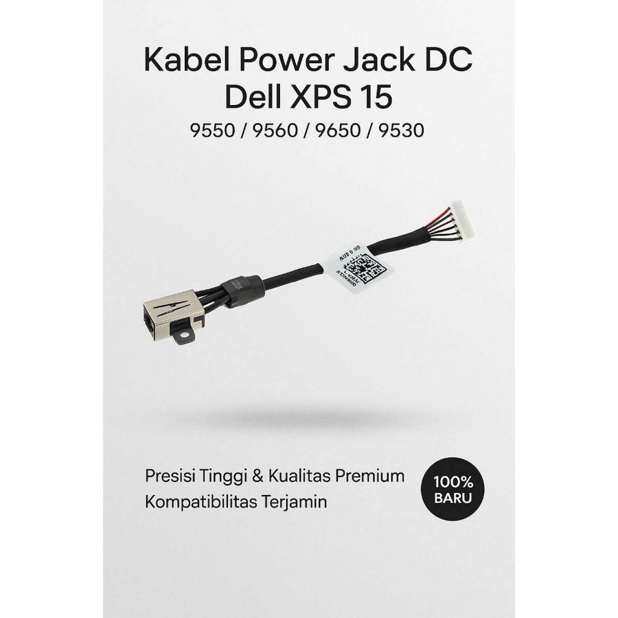 Kabel Power Jack DC Dell XPS 15 9550 9560 9650 9530