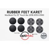 Rubber Feet Kaki Karet MacBook Pro 15 Touchbar 2018 2019 A1990 Original 4 Pcs - foto 2