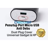 Penutup Port Micro USB Anti Debu – Dust Plug Cover Universal Gadget & HP - foto 3