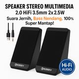 Speaker Stereo Mini Multimedia Laptop PC Komputer USB 2.0 Suara Jernih Bass HiFi Garansi 1 Tahun - foto 6