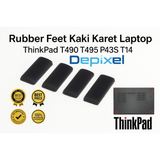 Rubber Feet Kaki Karet Laptop Lenovo Thinkpad T490 T495 P43S T14 - foto 3