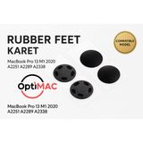 Rubber Feet Karet Kaki MacBook Pro 13 M1 2020 A2251 A2289 A2338 1 Set 4 Pcs - foto 2