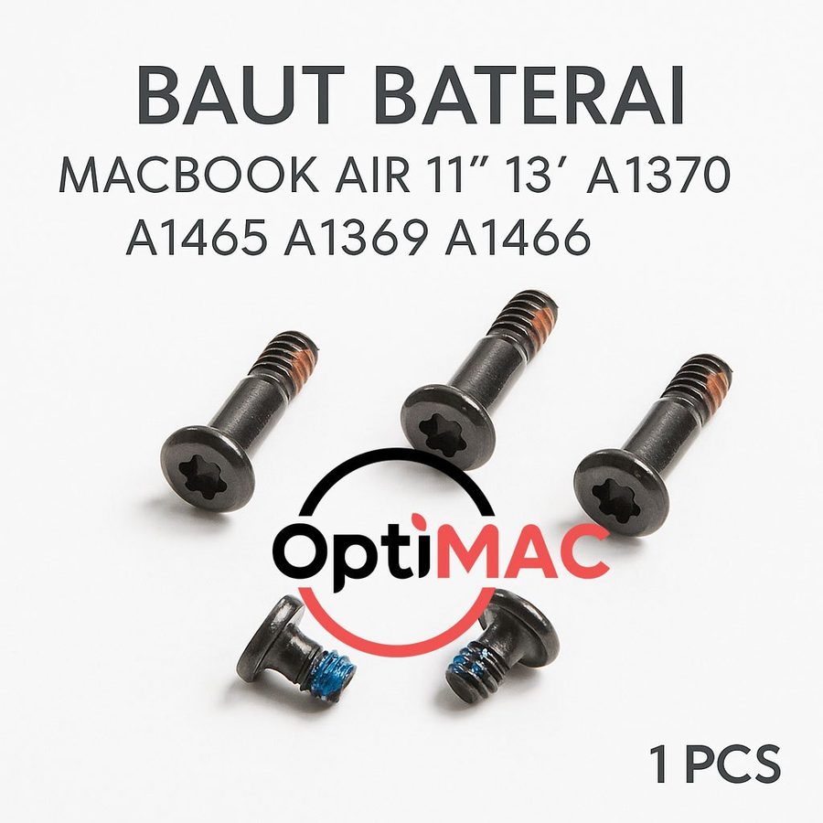 Baut Baterai MacBook Air 11 13 Inch 1pcs - Sekrup Screw A1370 A1465 A1369 A1466 Pengganti