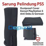 Sarung Pelindung PS5 Dustproof Cover Konsol PlayStation 5 Anti Debu Goresan Oxford 1680D 39x26x9cm - foto 6