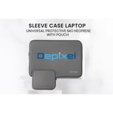 Sleeve Case Laptop Universal Tas Macbook Notebook Netbook 11 12 13 14 15 Inch Neoprene Pouch Bag - foto 2