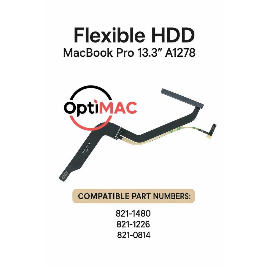 Kabel Flexible HDD MacBook Pro 13 A1278 2009 2012 SATA Flex Cable Hardisk Fleksibel