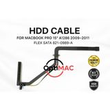 Kabel HDD MacBook Pro 15 A1286 2009–2011 – Flex SATA 821-0812-A / 821-0989-A – Konektor Data IR LED - foto 2