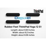 Karet Kaki Laptop Lenovo Thinkpad Yoga 12 S1 Rubber Feet Pengganti Anti Slip 1pcs - foto 2