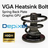 2pcs Baut Heatsink Spring Screw M2 M2.5 VGA GPU Graphics Card Laptop - foto 4