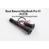 Baut Baterai MacBook Pro 13 Inch A1278 Screw Pengganti Pendek Panjang 1pcs - foto 5