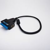 Kabel SATA to USB Type C 3.1 Adaptor HDD SSD 2.5 Inch Converter Depixel Transfer Data Cepat - foto 5