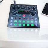 Depixel Pro Audio Mixer Sound Card USB Bluetooth Amplifier untuk Live Streaming Podcast Karaoke - foto 8