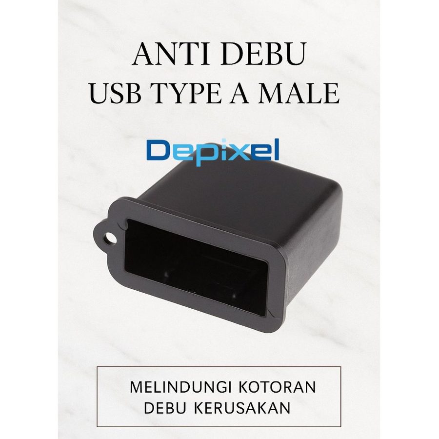 Anti Dust Plug Cover USB Type A Male - Pelindung Port USB dari Debu, Kotoran, dan Kerusakan