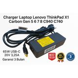 Charger Casan Type C 65W USB-C 20V 3.25A ThinkPad X390 X380 Yoga X1 Carbon X1 Yoga Z13 - foto 1