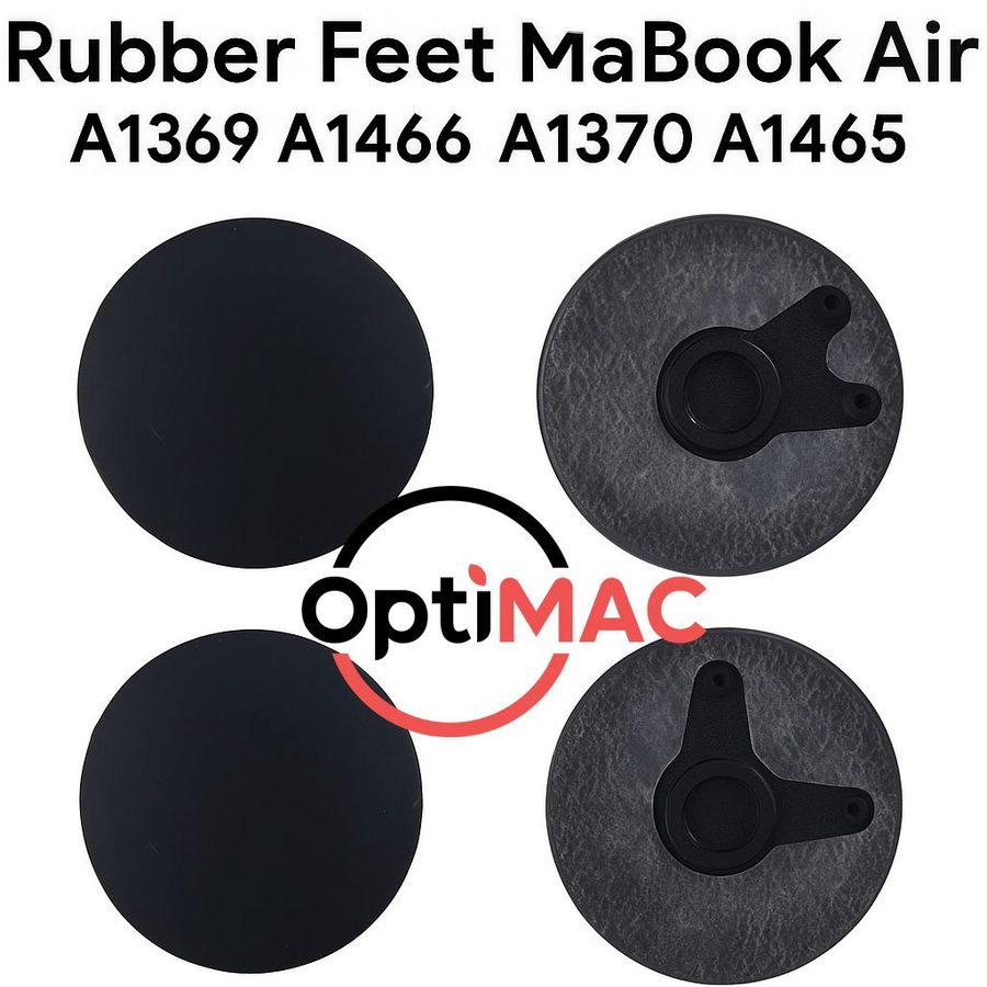 2pcs Karet Kaki MacBook Air A1369 A1466 A1370 A1465 Rubber Feet Pengganti