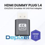 HDMI Dummy Plug 1.4 Virtual Display EDID DDC Emulator 4K UHD Mining Rig GPU Server Remote 60Hz - foto 9