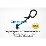 Klip Pengunci M.2 SSD NVMe & SATA – Penjepit Nilon Anchor untuk Motherboard Tanpa Baut - foto 4