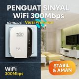Penguat Sinyal WiFi 300Mbps Wireless Repeater Extender Booster Amplifier Range Router Depixel - foto 2