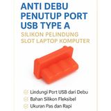 Anti Debu Penutup Port USB Type A – Silikon Pelindung Slot Laptop Komputer dari Kotoran - foto 1