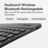 Keyboard Bluetooth Wireless Mini Rechargeable Android iOS Laptop Tablet Smartphone 9 Inch - foto 9