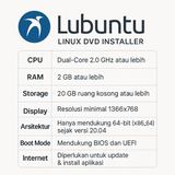 DVD Installer Lubuntu Linux Distro Ringan Antarmuka Mirip Windows LXQt Laptop PC Lama 32bit 64bit - foto 5
