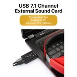USB 7.1 Channel External Sound Card – Adapter Audio Mic Headset 3.5mm untuk Laptop & PC - foto 4