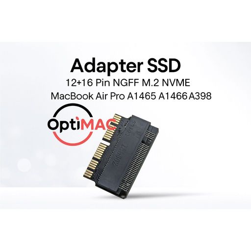 SSD NVMe M.2 Adapter 12+16 Pin MacBook A