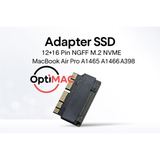 SSD NVMe M.2 Adapter 12+16 Pin MacBook Air Pro A1465 A1466 A1398 A1502 NGFF - foto 1
