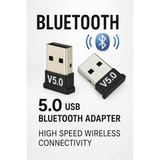 USB Bluetooth Dongle 5.0 Mini Receiver Adapter PC Laptop Wireless Audio - foto 1
