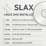 Distro Linux Slax DVD Installer - OS Portabel Ringan Berbasis Debian, Live USB Bootable - foto 2