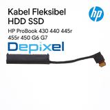Kabel Fleksibel HDD SSD HP Probook 430 440 445r 455r 450 G6 G7 Flex 4.5cm 10 Pin Konektor - foto 1