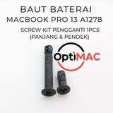 Baut Baterai MacBook Pro 13 Inch A1278 Screw Pengganti Pendek Panjang 1pcs - foto 6