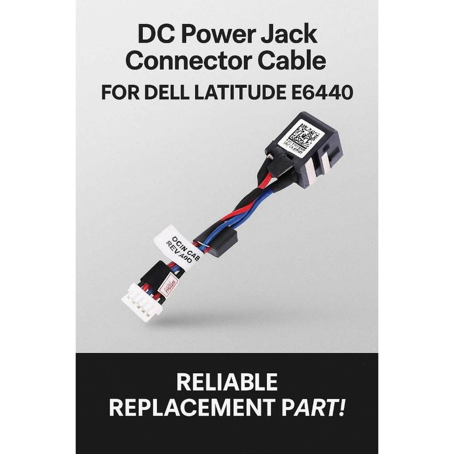 Kabel Konektor Jack Power DC Dell Latitude E6440 – Kualitas Original, Stabil, Mudah Dipasang!