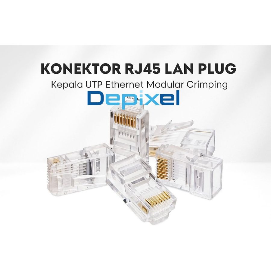 Konektor RJ45 LAN Plug  – Kepala UTP Ethernet Modular Crimping