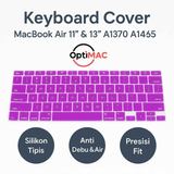 Keyboard Cover MacBook Air 11 Inch A1370 A1465 13 Inch Silikon Pelindung Tipis Anti Debu Air - foto 1