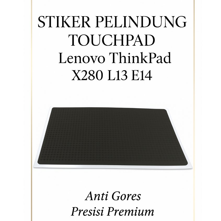 Stiker Touchpad Lenovo Thinkpad X280 L13 E14 Pelindung  Anti Gores Presisi Premium
