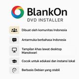 BlankOn Linux DVD Installer Distro Linux Indonesia Debian Bahasa Daerah Manokwari Karya Bangsa - foto 1